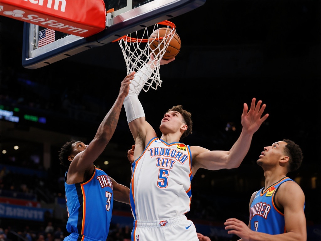 亚历山大爆发33分 切特两双助雷霆豪取11连胜 在一场关键时刻的争球环节中,切特的弹跳和