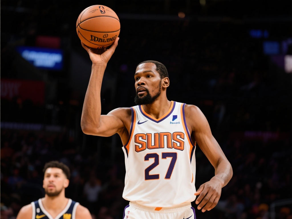 作为太阳队的当家球星，凯文·杜兰特不仅是