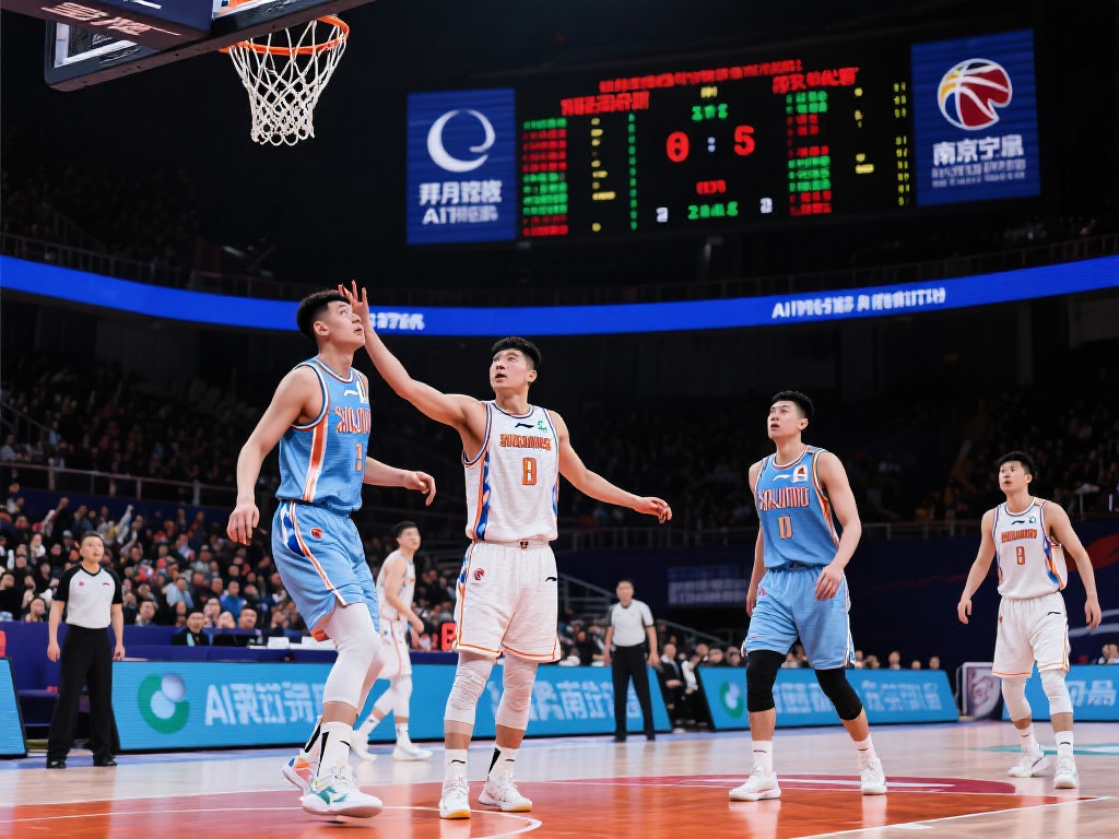 在篮球赛场上，每一场比赛的结果都牵动着无